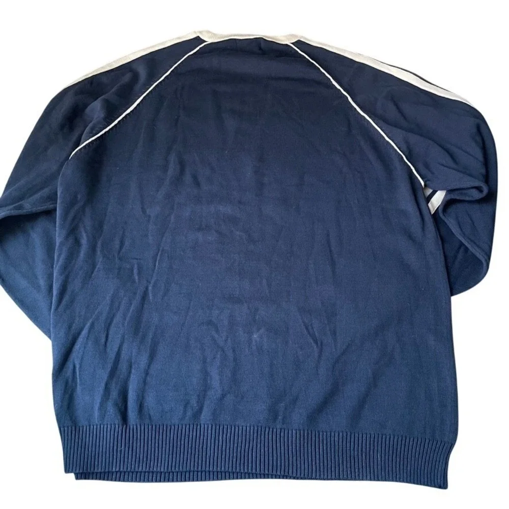 Phat Farm Navy Luxe Sportsman Vintage Crewneck‎ Sweater Mens XXL Hip Hop NOS